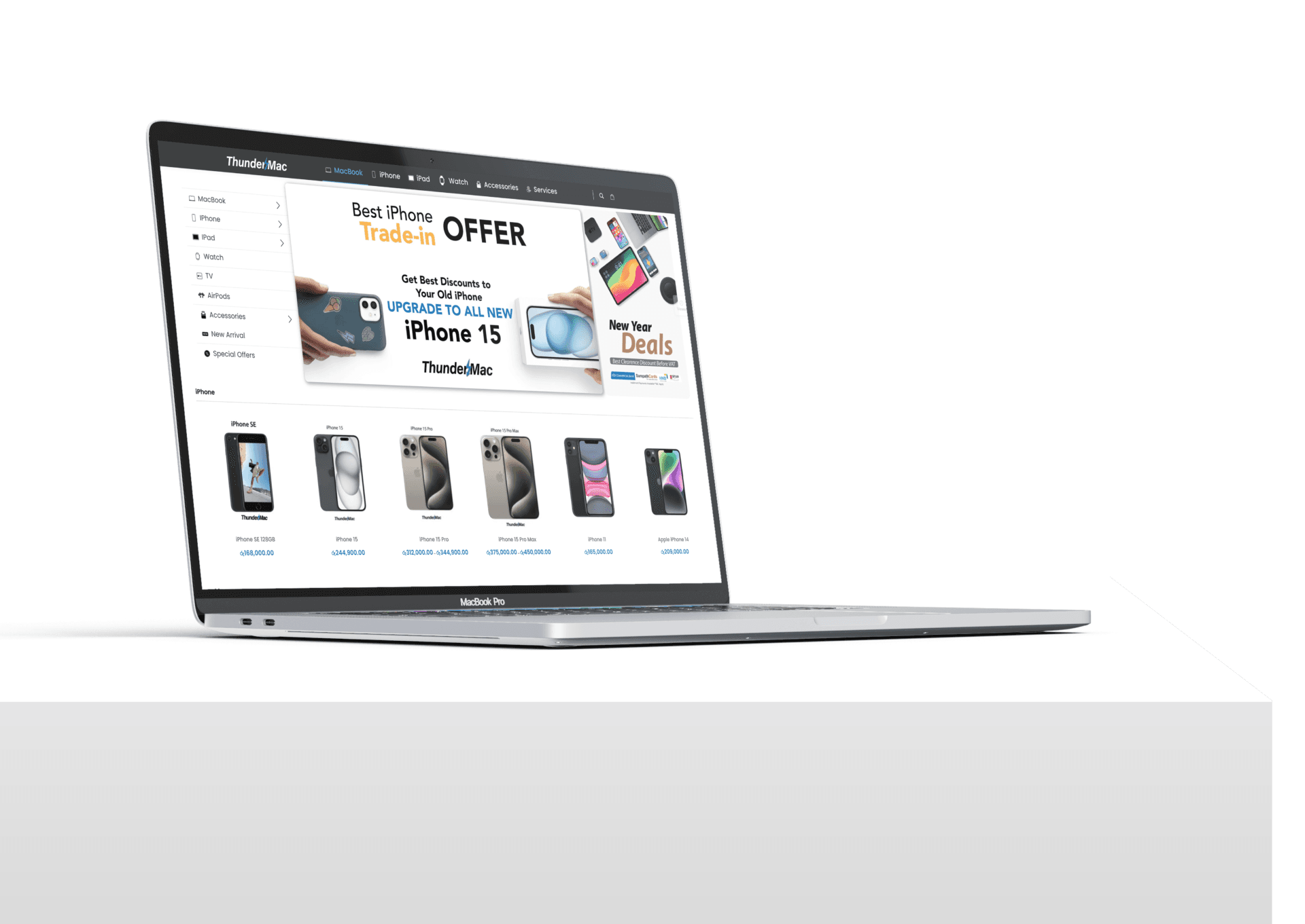 Thundermac Website Preview